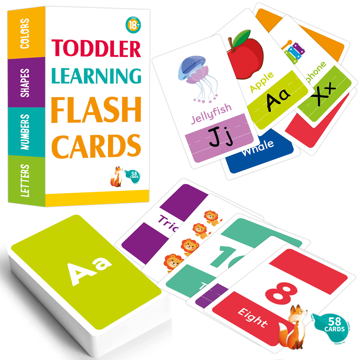 Abc Kids Early Education - 58 шт. карты с алфавитом ABC